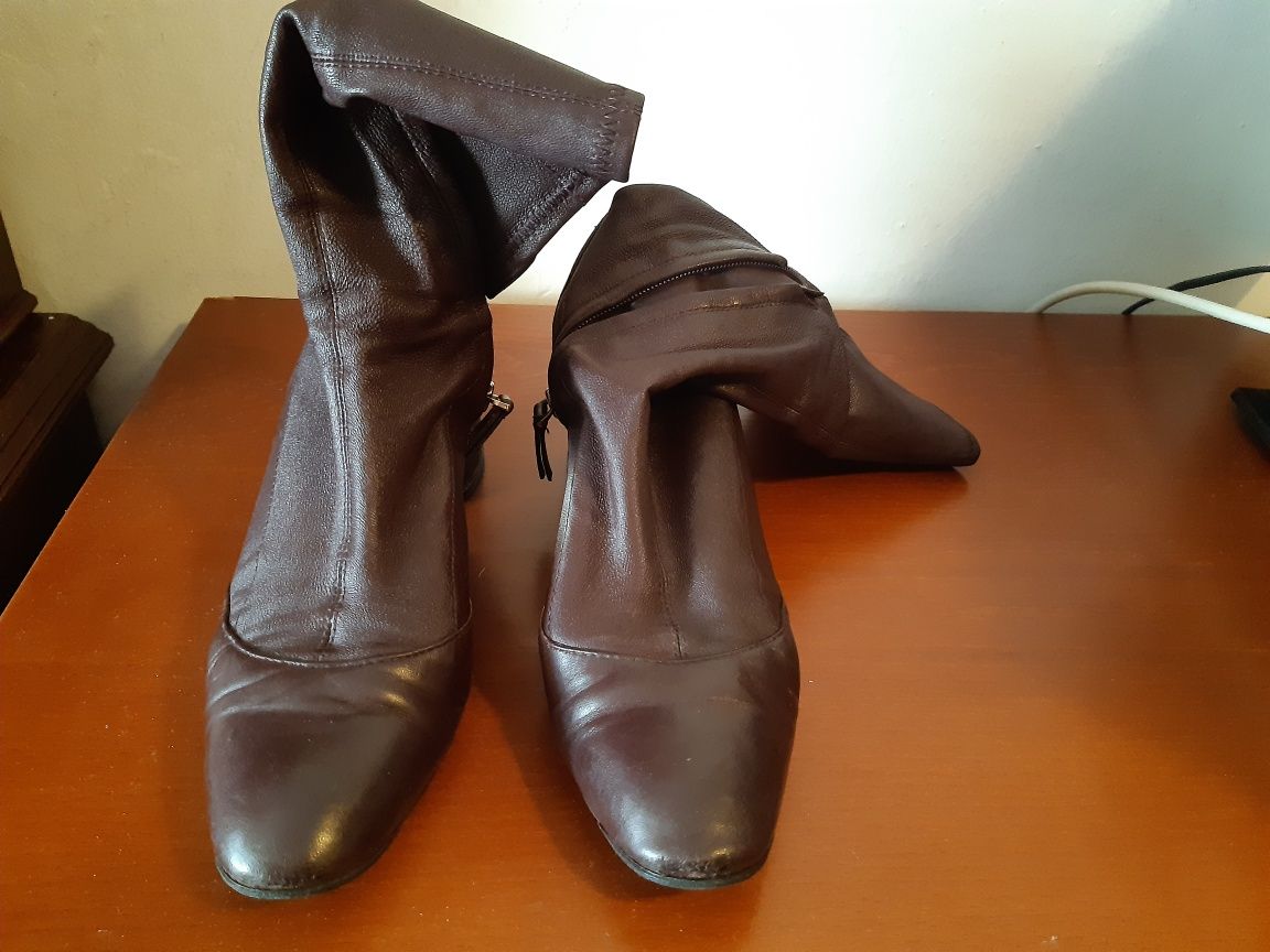 Botins de pele da Massimo Dutti