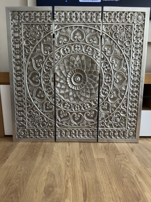 Quadro Decorativo Mandala – 3 Peças