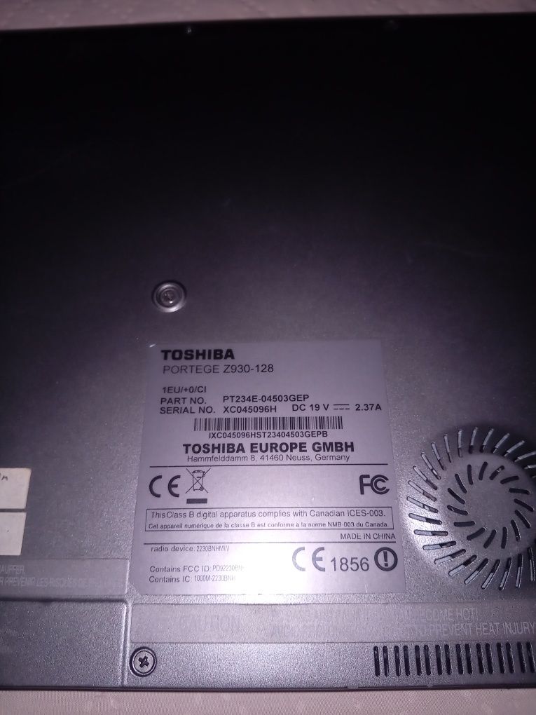 Portatil Toshiba