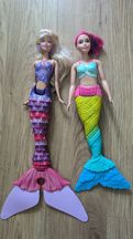 Lalka Barbie Syrena pływa w wodzie
