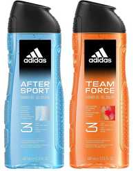 Zestaw żeli pod prysznic dla mężczyzn Adidas 400 ml x 2