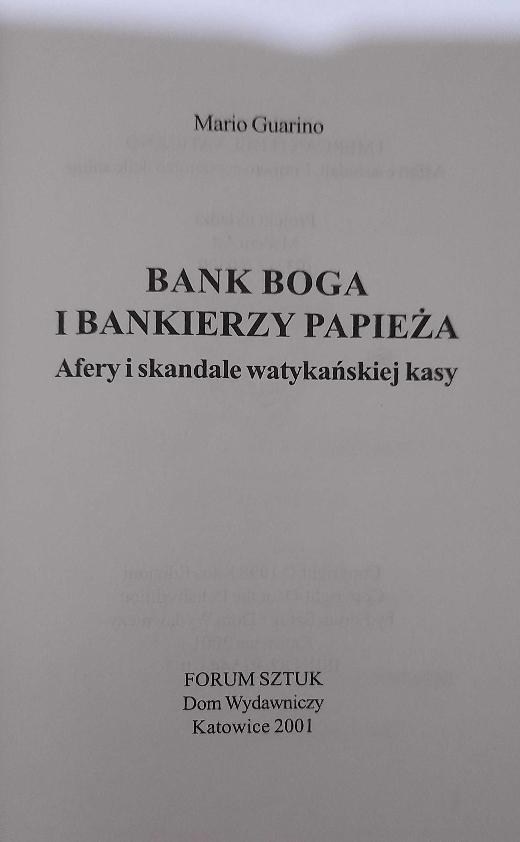 Bank Boga i Bankierzy Papieża książka