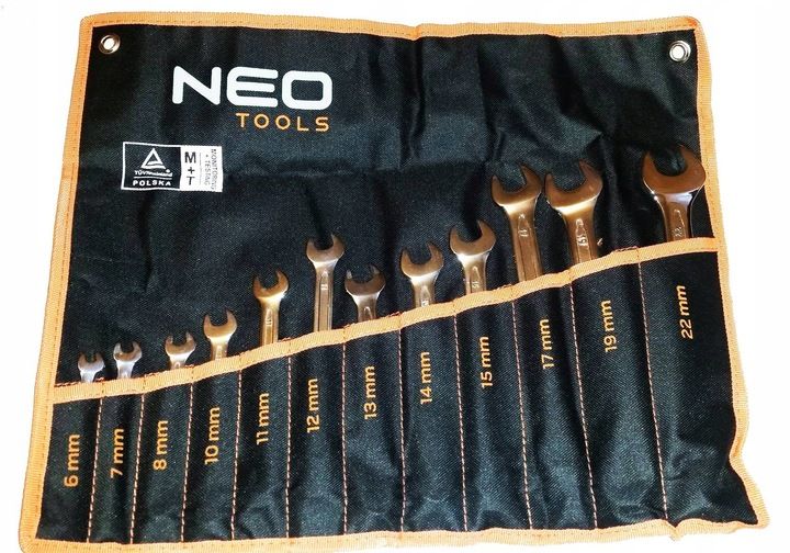 Klucze Płasko-oczkowe Zestaw 12 Sztuk 6-22 Mm Neo 09-752