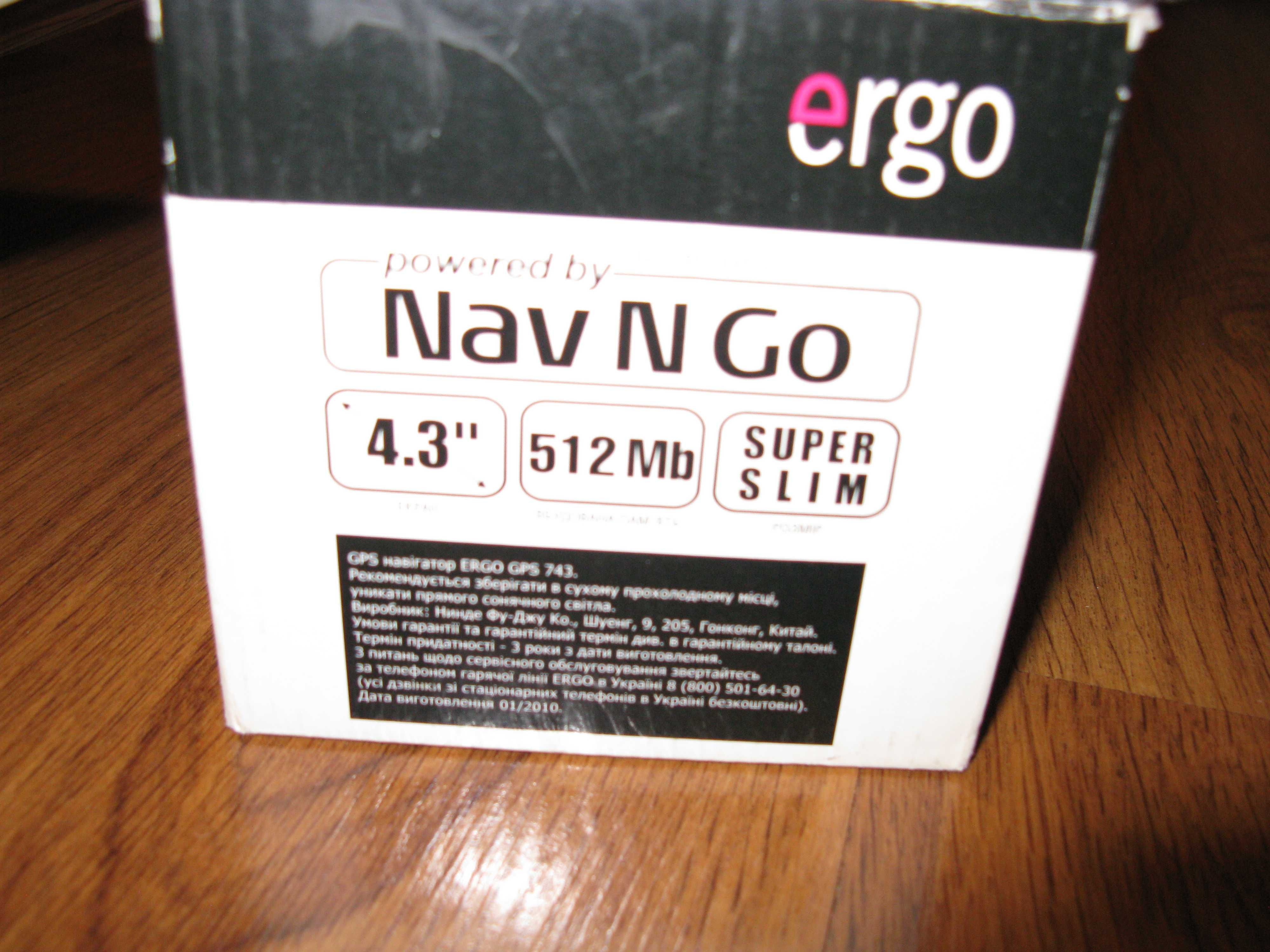 Продам GPS навігатор Ergo 743