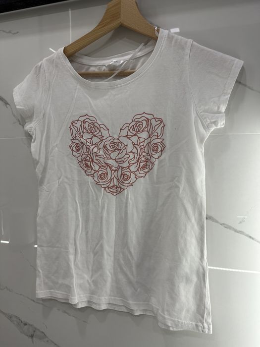 T-shirt damski bluzka z krótkim rękawem rozmiar S