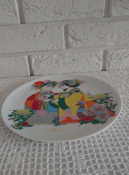 Rosenthal Bjorn Wiinblad talerz ścienny.