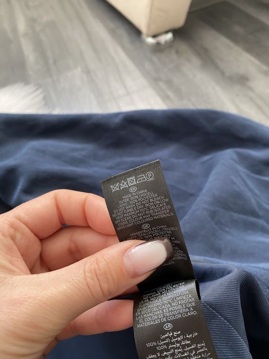 Hobbs London S 36 lyocell 100% granatowa kamizelka bezrękawnik