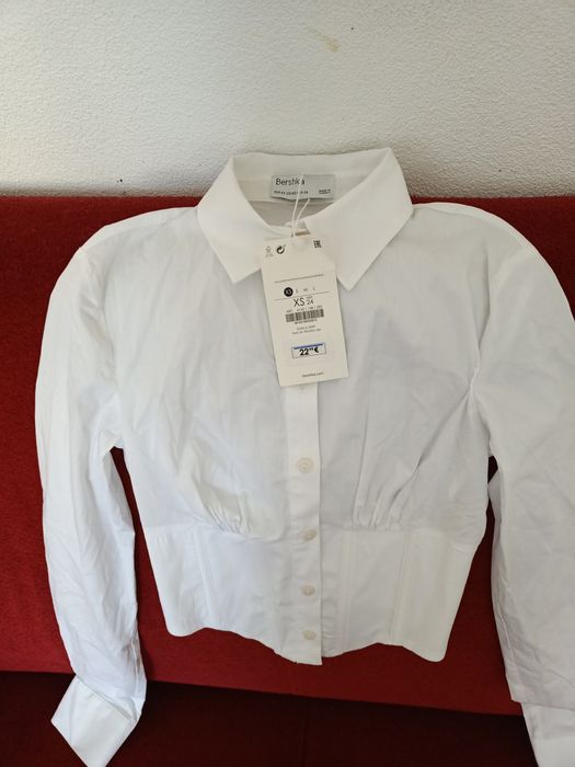 Bershka koszula damska z gorsetem