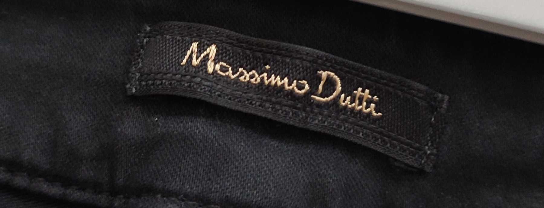 Czarne spodnie damskie skinny Massimo Dutti 36 S