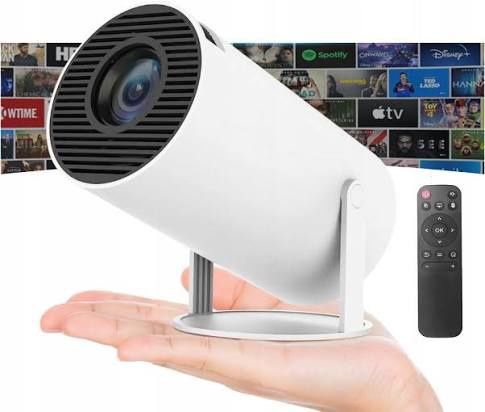 Смарт проектор LED Android 11 с Wi-Fi Bluetooth 100 дюймов 1080p HDMI