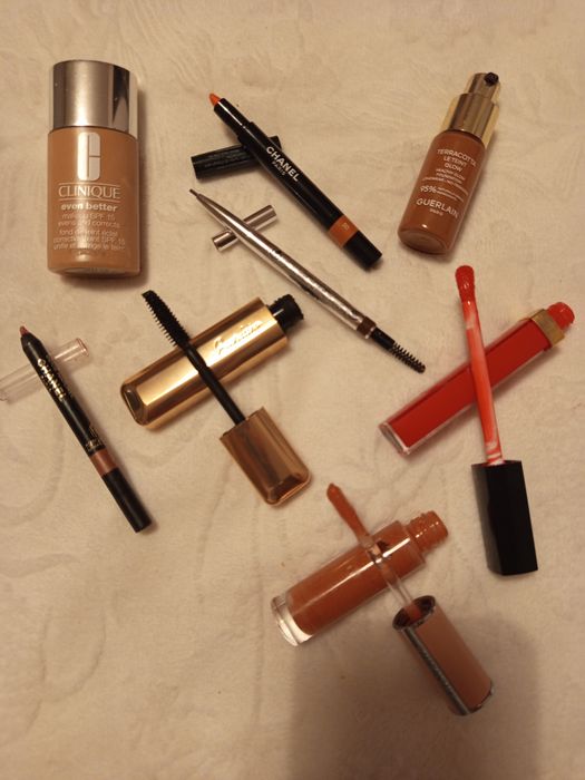 CHANEL Dior, Guerlain, Clinique zestaw kosmetyków do makijażu
