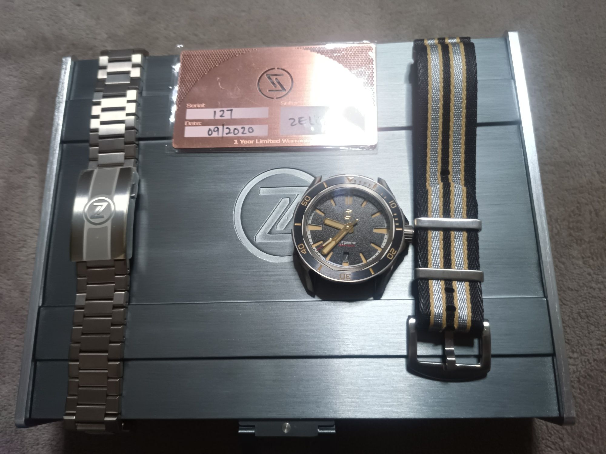 Promocja Zegarek Zelos Swordfish TI automatyczny diver nurek