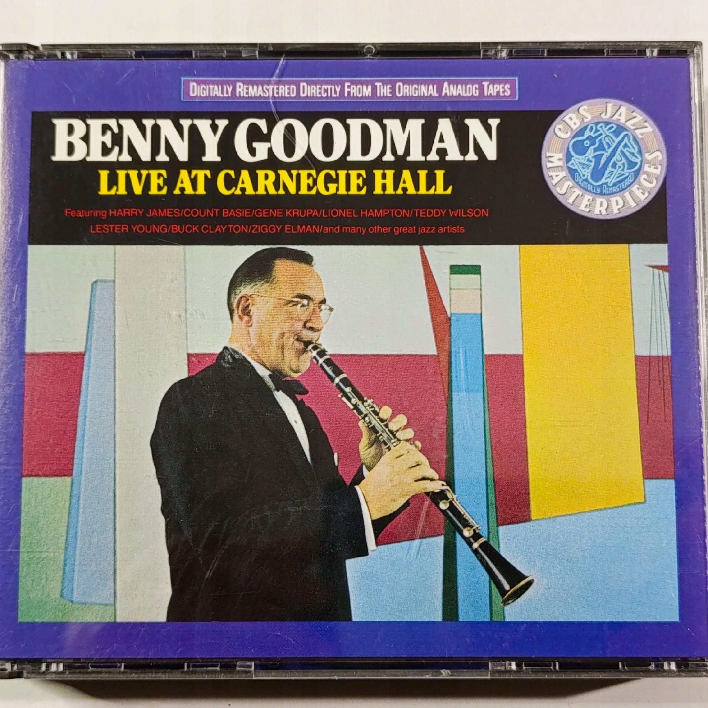 Benny Goodman- Live At Carnegie Hall -- 2 CD -- 6982