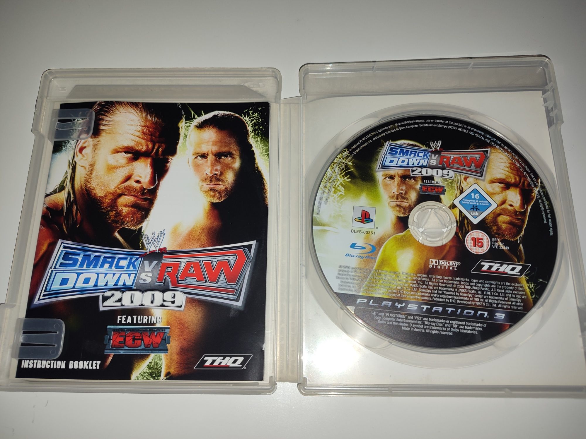 Gra Ps3 Smack Down vs Raw 2009 wrestling MMA Boks gry PlayStation 3