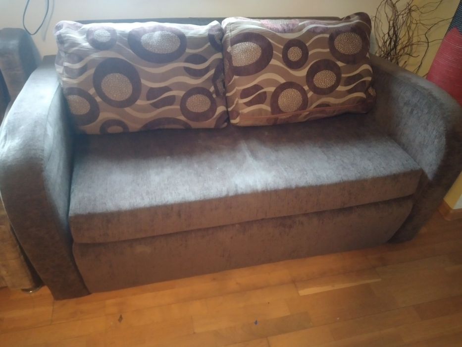 Wypoczynek Sofa z funkcja spania + Fotel