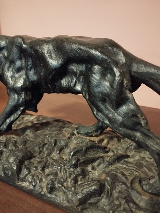 Статуэтка Собака сеттер, чугун, клеймо, Куса, 1973 г. 3,66 кг