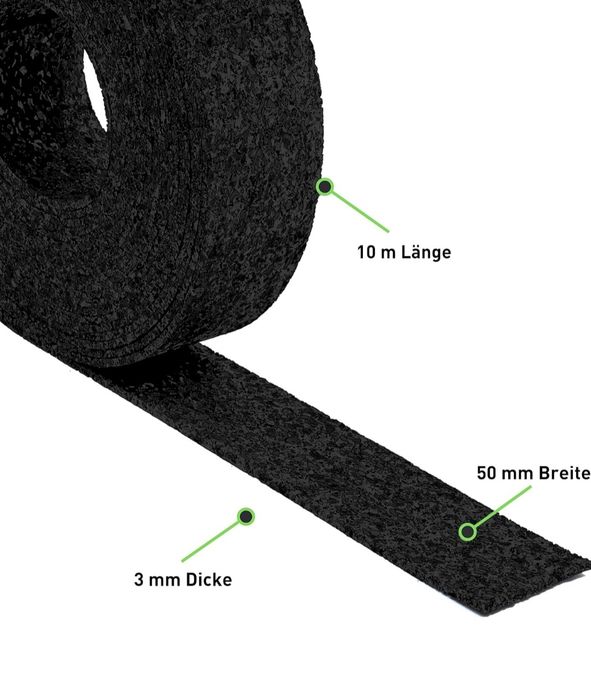 Podkładki gumowe w rolce 10m x 50mm x 3mm