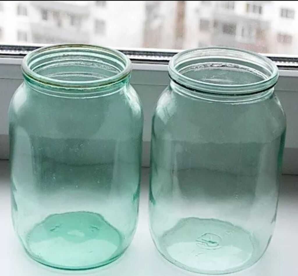 Банка 3л, 1 л, 0,5 л  стеклянные