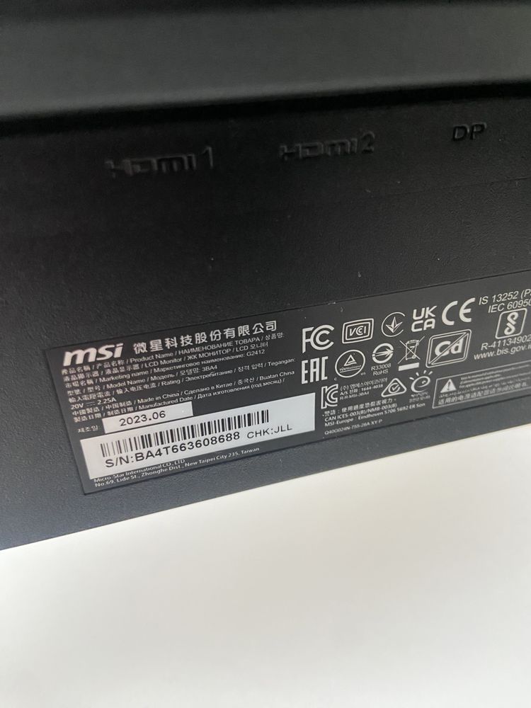 Monitor MSI 3BA4