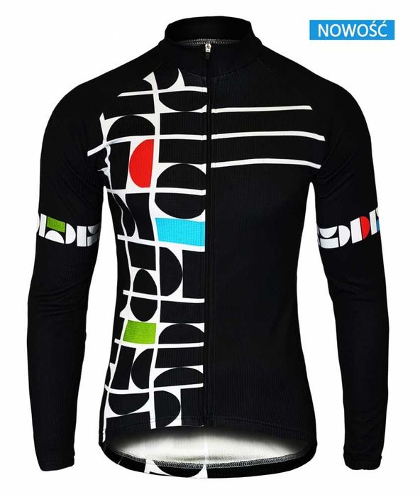 bluza rowerowa  geometryczna VIKASPORT