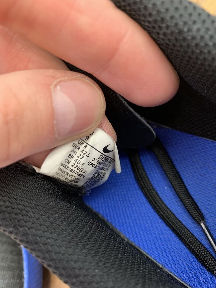 Футбольні футзалки Nike Mercurial оригінал 42.5 бампи чоловічі
