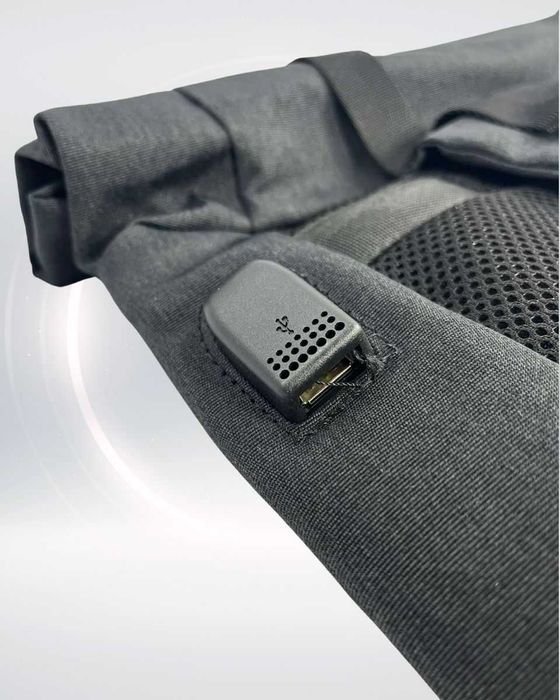 Plecak na laptopa Kroser 15,6 " z usb czarno-granatowy