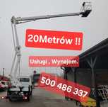 Podnośnik Koszowy 20m.Usługi elektryczne komplekosowo