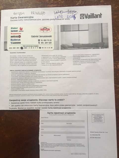 Vaillant AtmoMAG przepływowy podgrzewacz wody