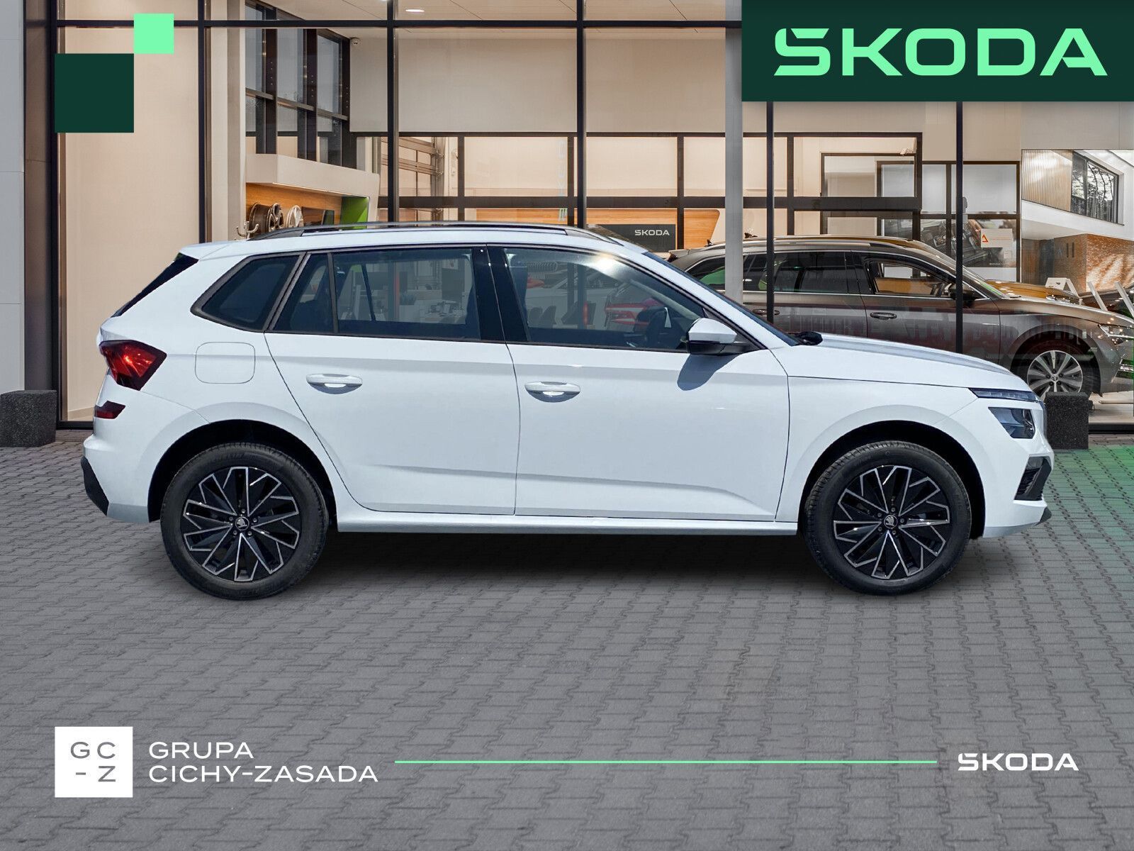 Skoda Kamiq Idealny Miejski SUV z automatyczną skrzynią biegów. Dostępny od ręki.