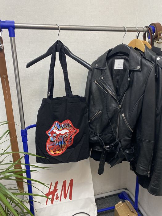 Сумка-тоут BLACKPINK × VERDY Gorillaz Roling Stones шопер