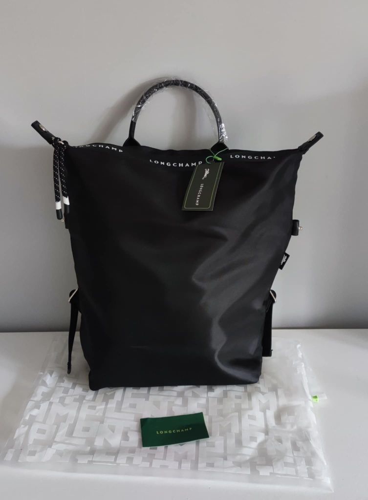 Czarny plecak LONGCHAMP Nowy