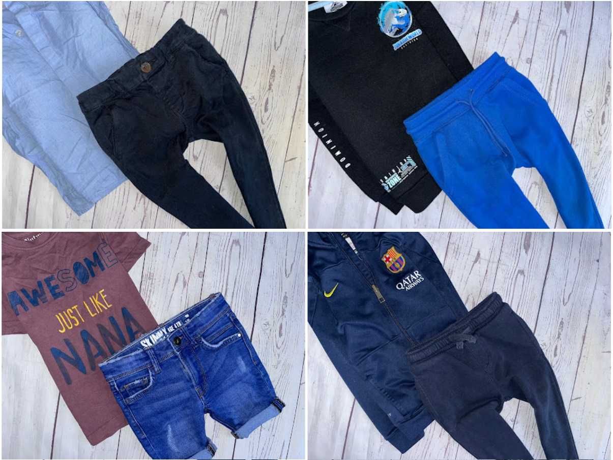 r.98-104 Mega paka 52szt zestaw ubranek dla Synka chłopca perełki