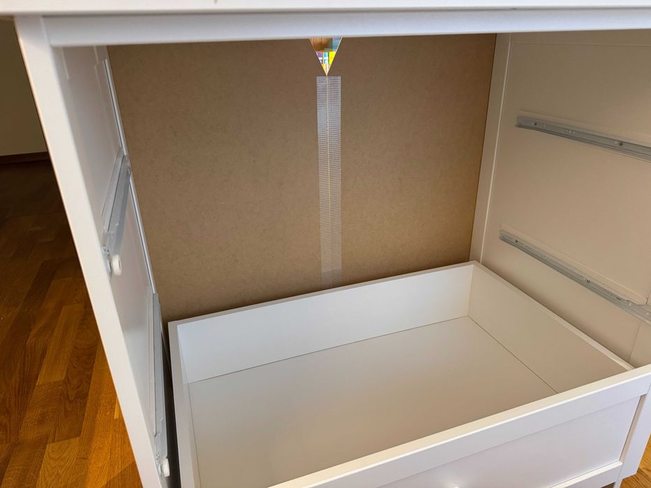 Komoda Oliver 87x83x55cm Biała, Przewijak