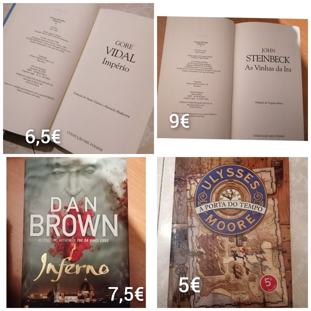 22 livros para venda