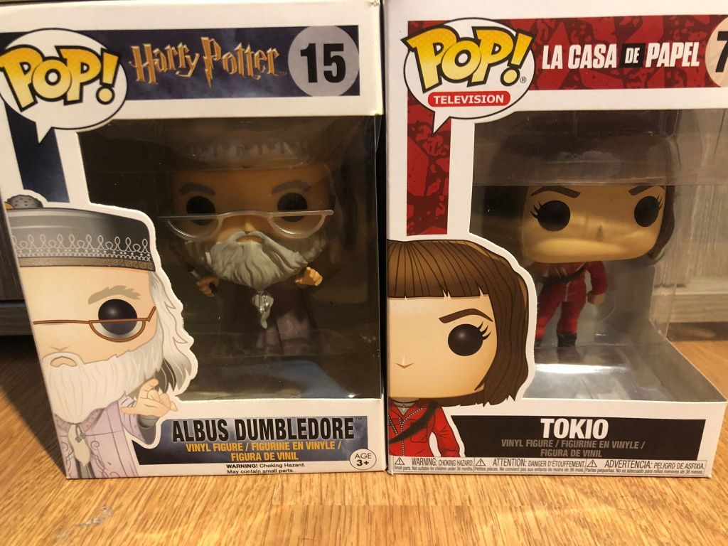 Funko pops variadados- Harry Potter, La casa de Papel, etc..