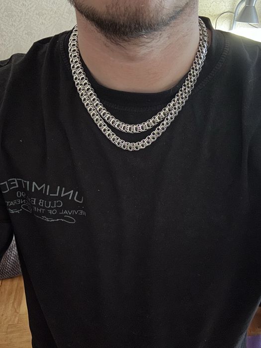 Серебряная цепочка Рамзес. Серебряные цепи 925 пробы