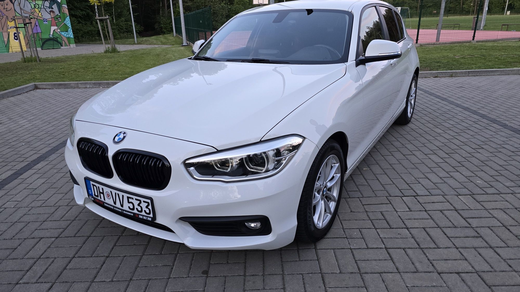 Bmw 1 F20_Automat_2.0d_5Drzwi_Biała_2019r_Stan idealny