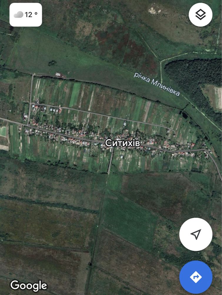 Продам земельну ділянку село Ситихів