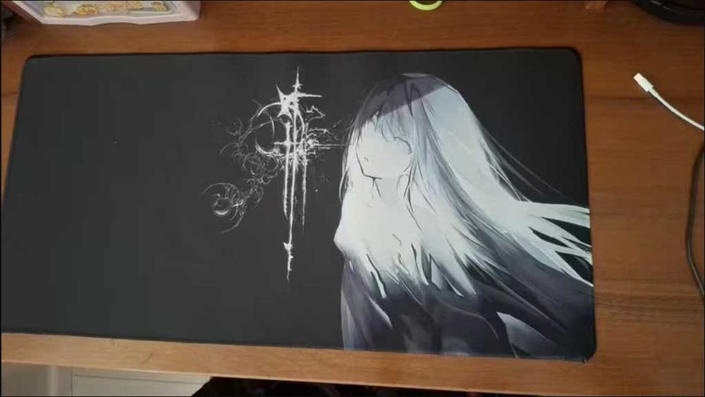 Ігрова поверхня аніме готичної дівчини 60х30 см