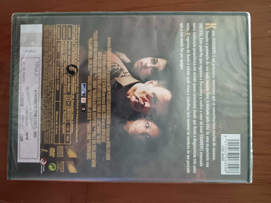filme dvd original - a paciente - selado