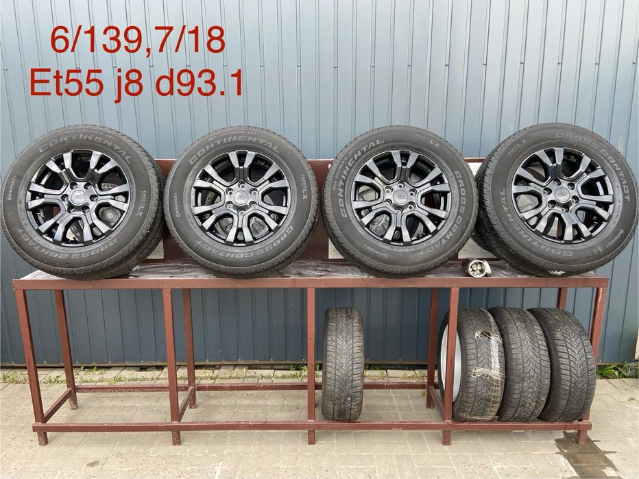 6/139,7/18 Ford Ranger оригінал титани 265/60/18 шини колеса