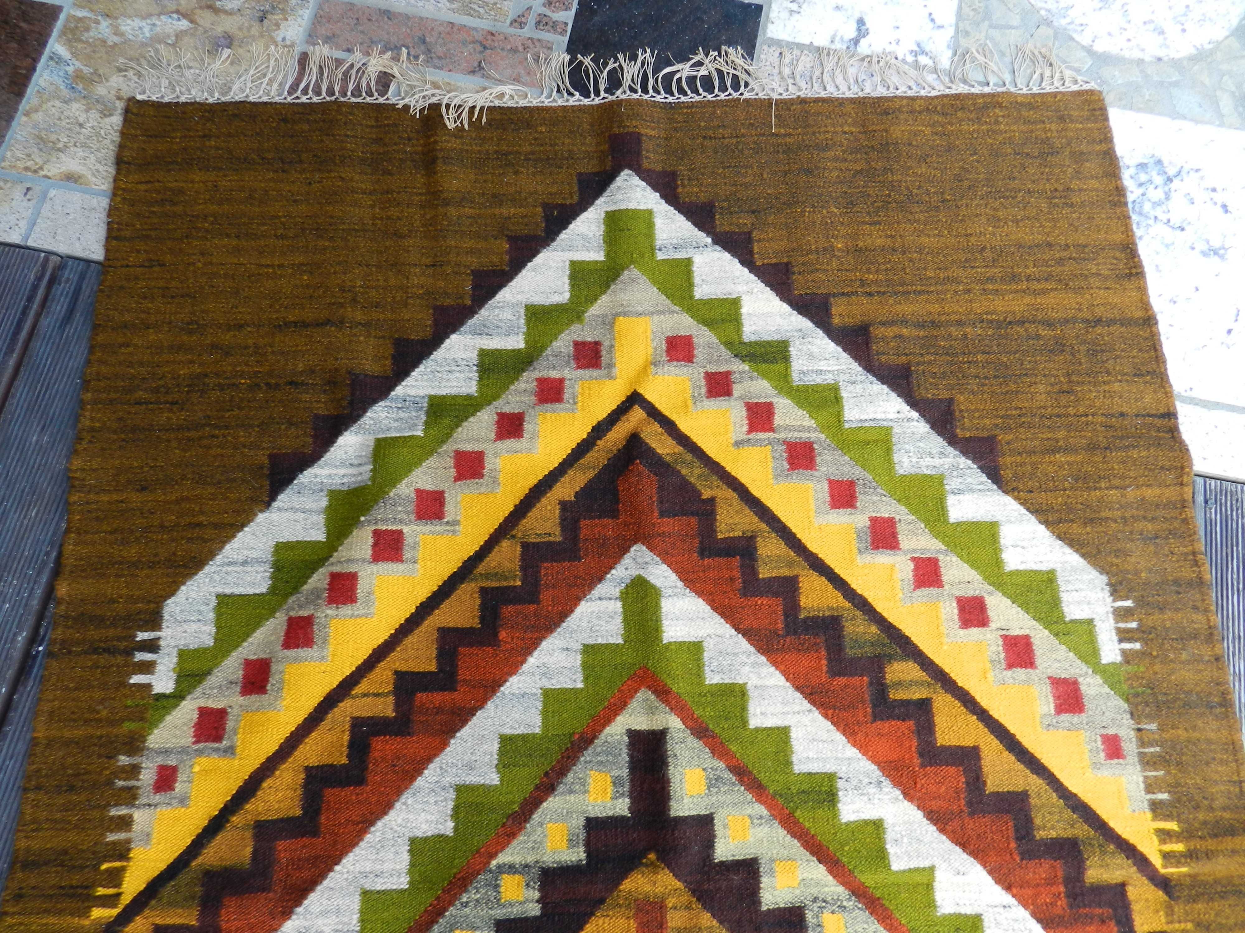 kilim ,,choinka,, J. Banaszkiewicz Cepelia design PRL stan bdb 220x150