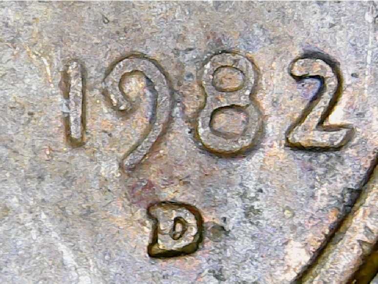 One Cent 1982 D 3.1g