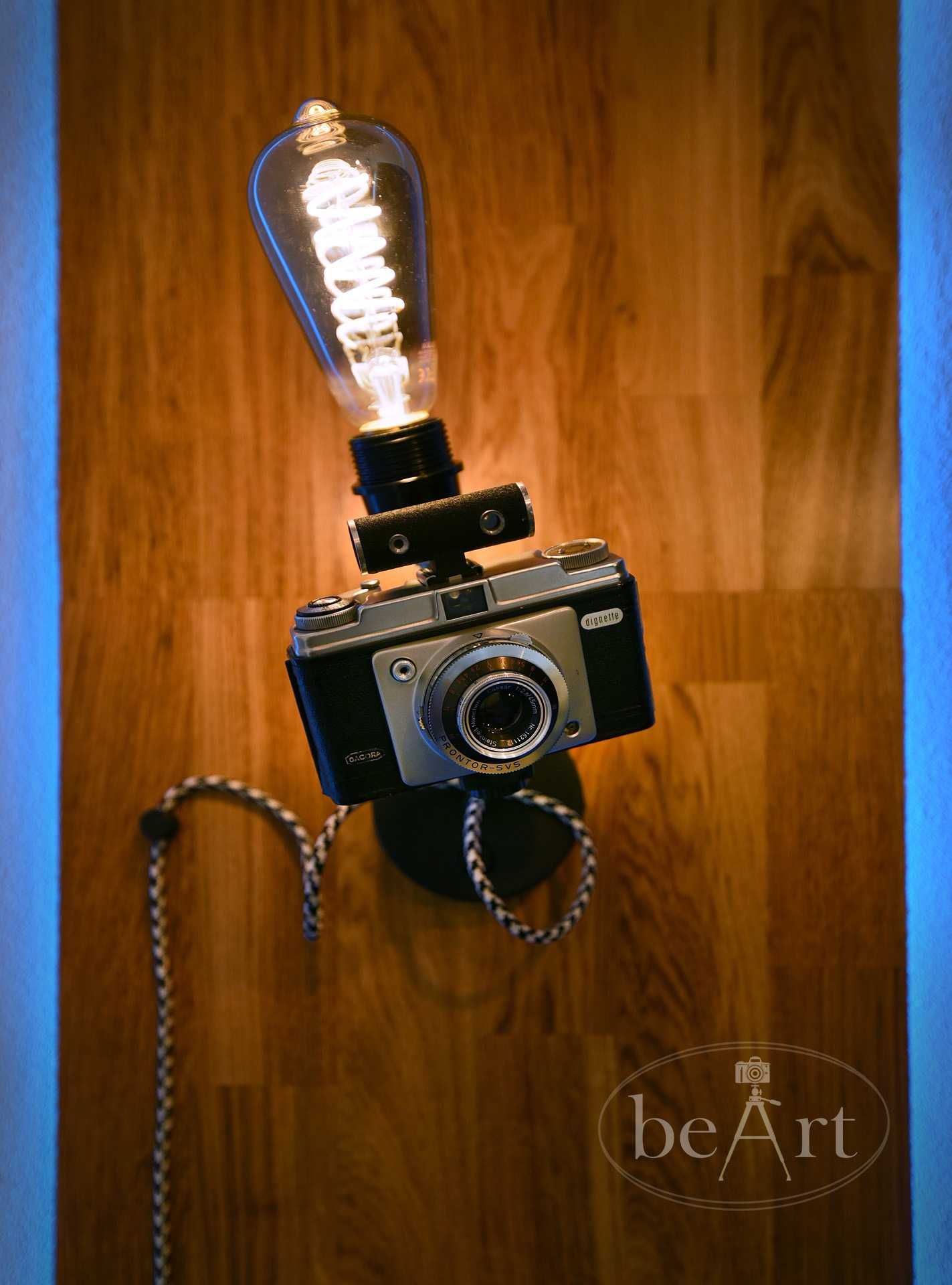 RETRO Kinkiet z aparatu fotograficznego VINTAGE