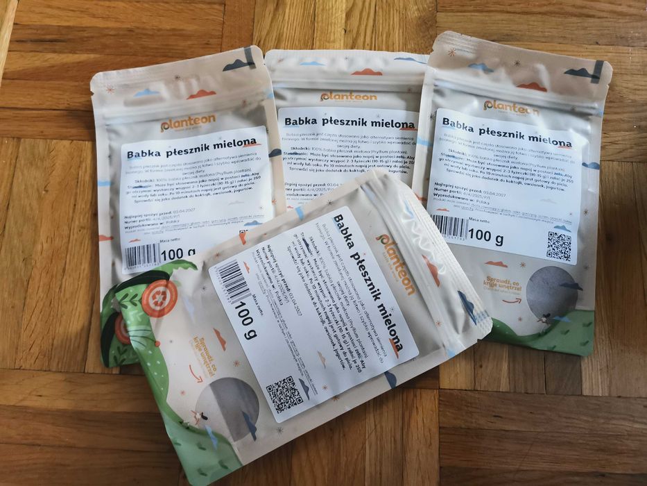 Poprawa pracy jelit u psa babka płesznik zestaw