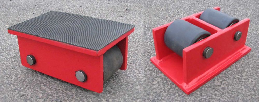 Wózek stały 2k do transportu maszyn ROLKI wózki transportowe Platforma