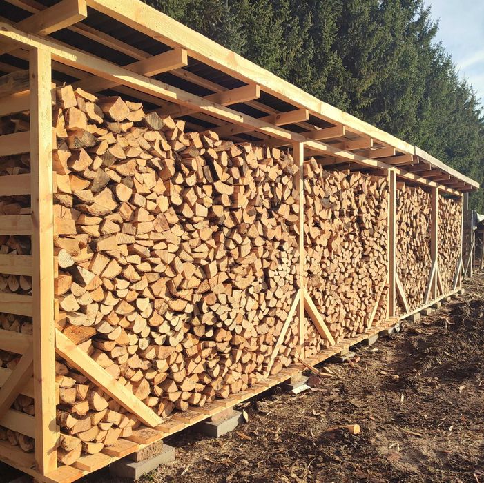 Gwarancja pomiar przed rozładunkiem drewno kominkowe suche sezonowane