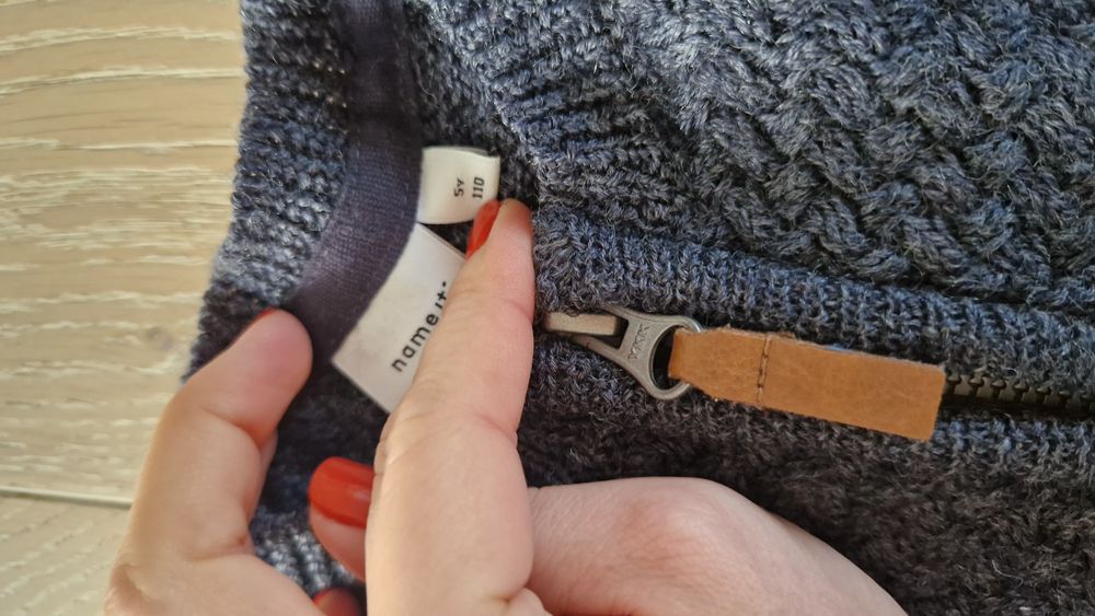 Kombinezon 100% merino gruby rozm. 110 Name it