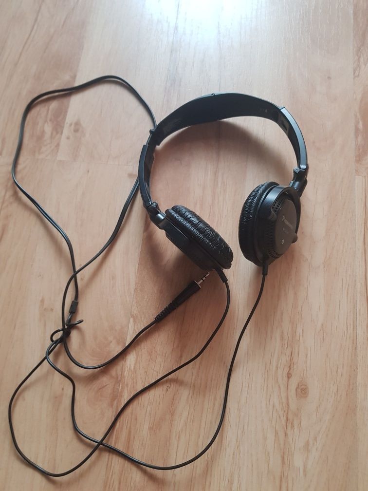Sluchawki czarne Panasonic RP-DJS 200