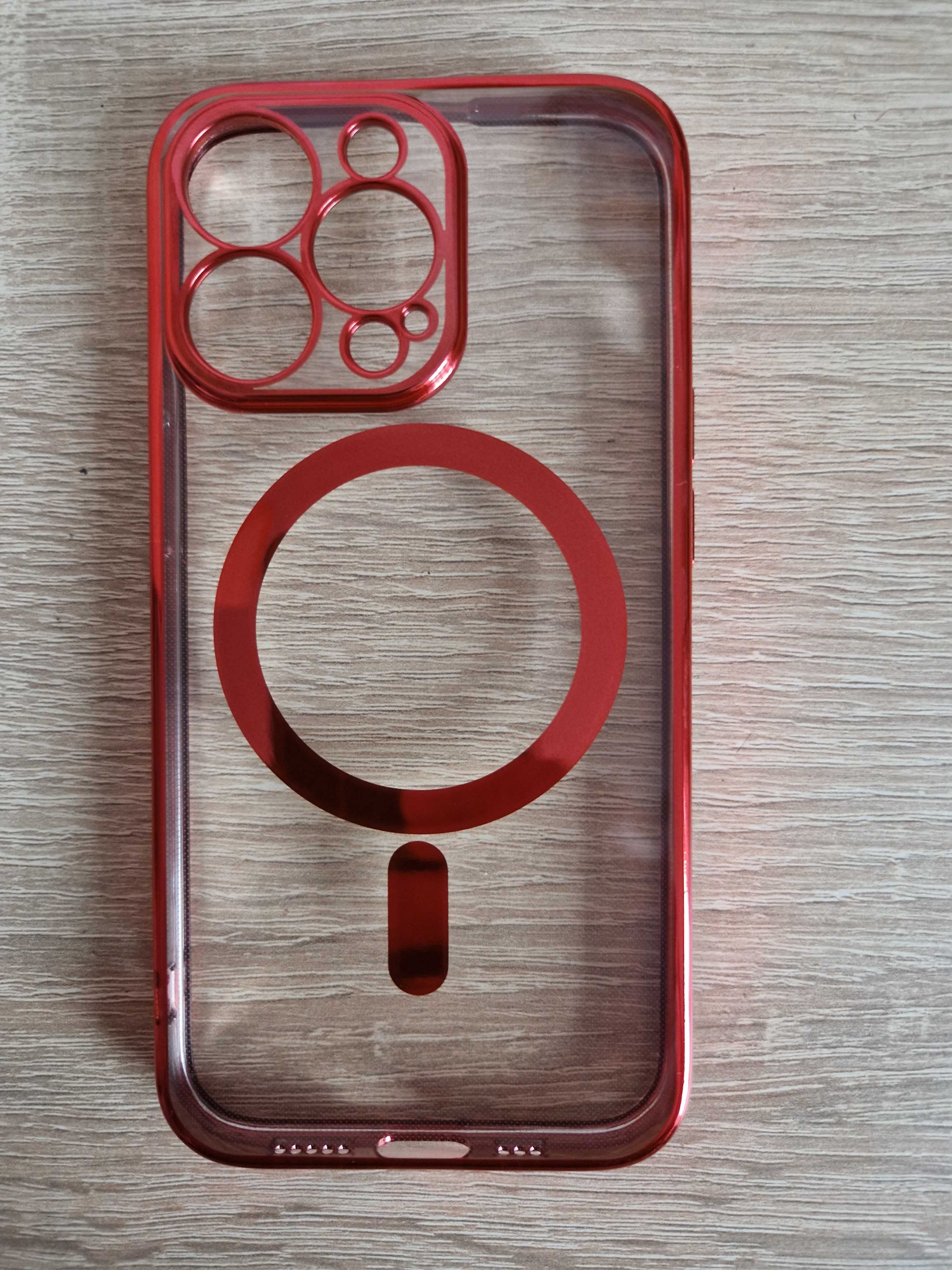 Etui Tel Protect Magsafe Luxury Case Iphone 13 Pro Czerwony
